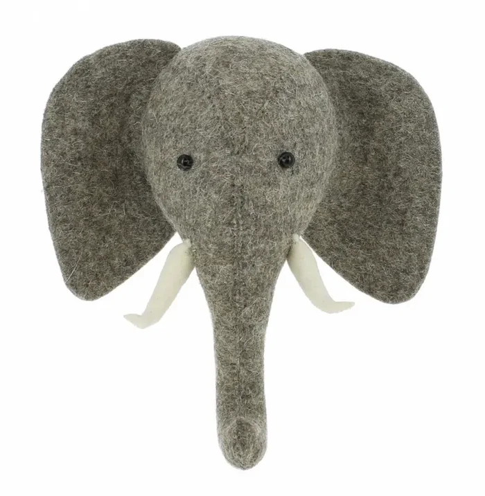 Fiona Walker | Grey Elephant Head (Medium)
