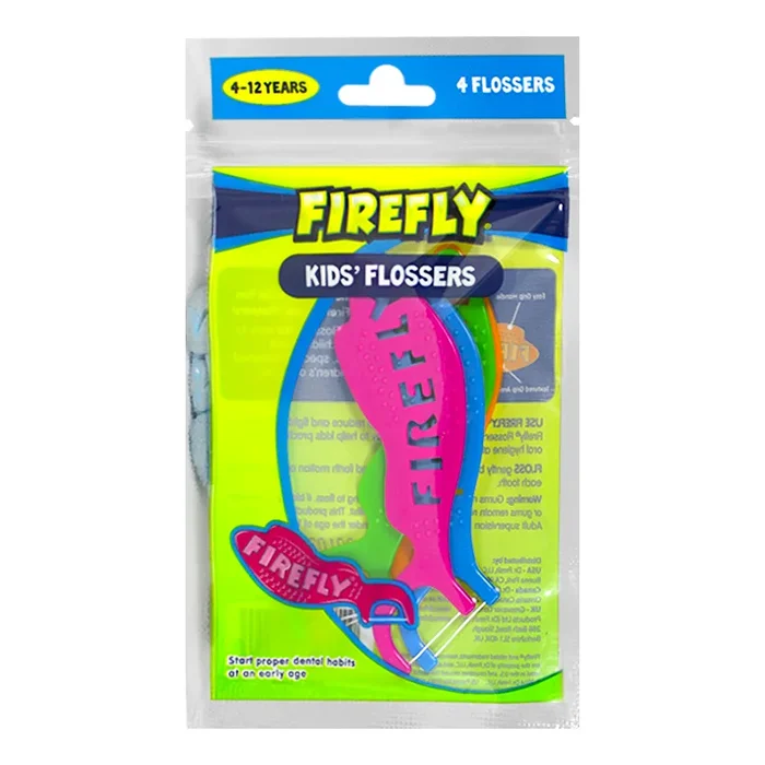 Firefly Kids’ Flossers – Pack of 4