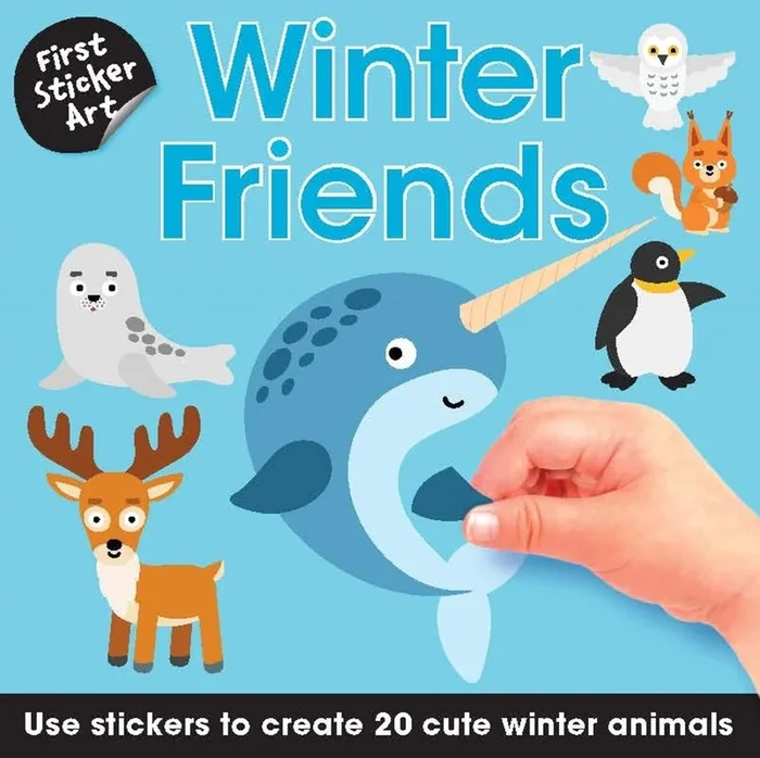 First Sticker Art | Winter Friends