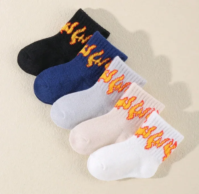Flame Toddler Socks