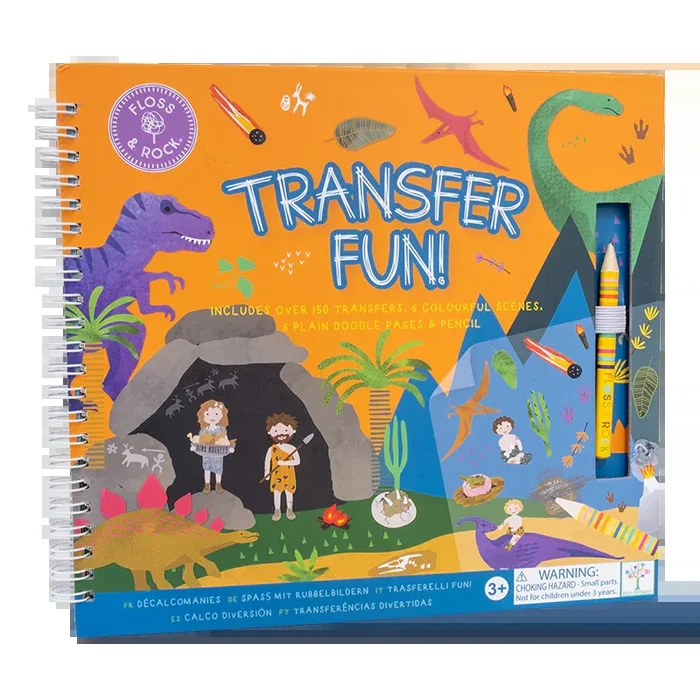 Floss & Rock Transfer Fun | Dinosaur