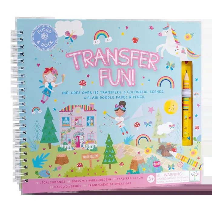 Floss & Rock Transfer Fun | Rainbow Fairy