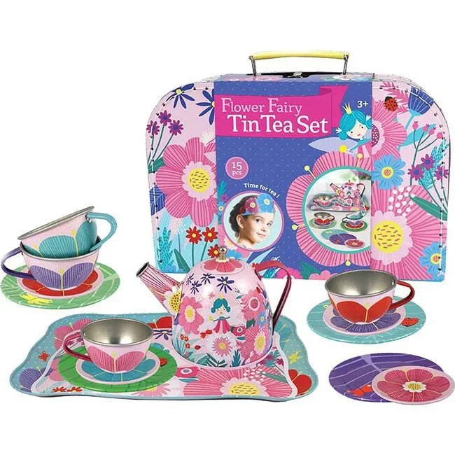 Flower Fairy Tin Tea Set