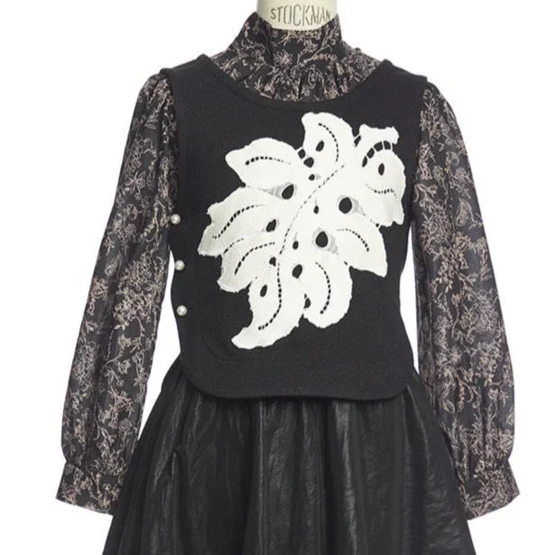 Flower Vest – Black