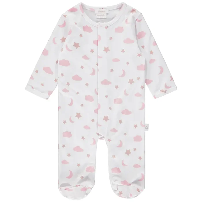 Footie – Moon And Stars Pink