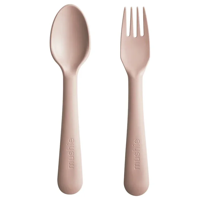 FORK $ SPOON SET BLUSH