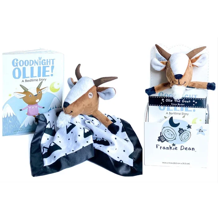 Frankie Dean Ollie the Goat Dream Blanket + Bedtime Book