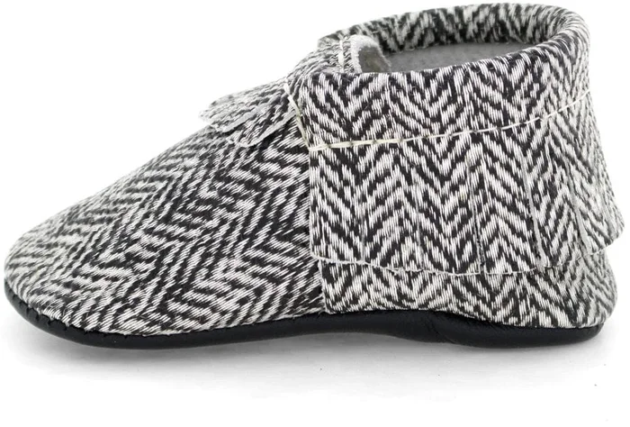 Freshly Picked Moccasins, Size 3 – Herringbone