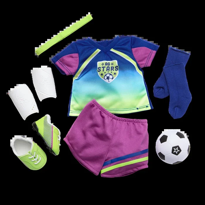Game Day Soccer Uniform for 18-inch Dolls