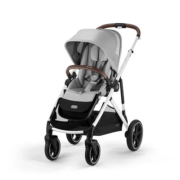 Gazelle S 2 Stroller – Silver Frame with Lava Grey Seat