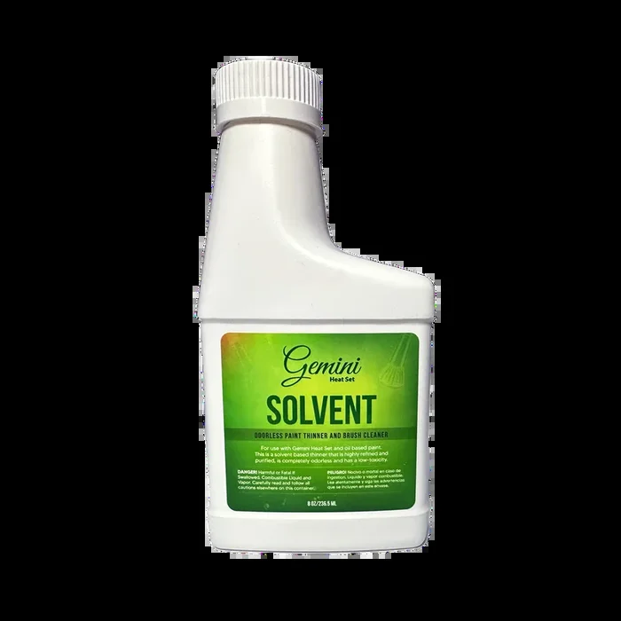 Gemini® Heat Set Solvent – Odorless Paint Thinner & Brush Cleaner 8 oz. – #6811