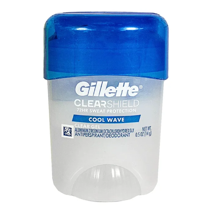 Gillette Cool Wave Clear Gel Antiperspirant and Deodorant for Men – 0.5 oz.