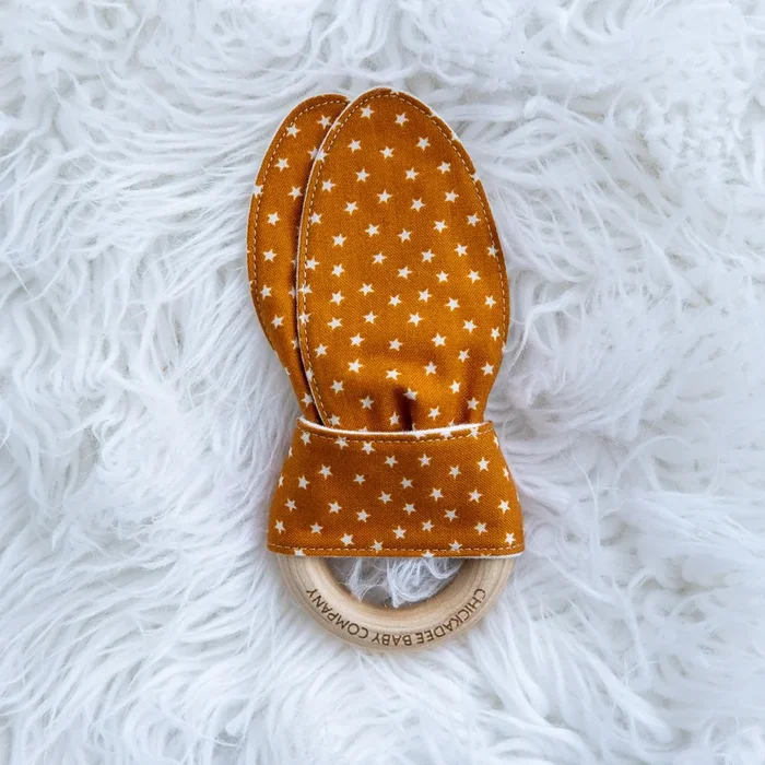 Ginger Stars Teething Ring