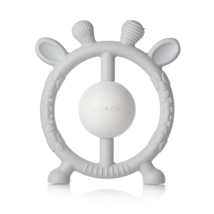 Giraffe Teether & Rattle Food-Grade Silicone Toy