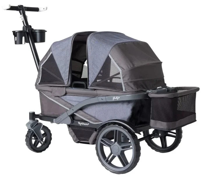 Gladly Family Anthem2 All-Terrain (2 Seater) Stroller Wagon – Graphite