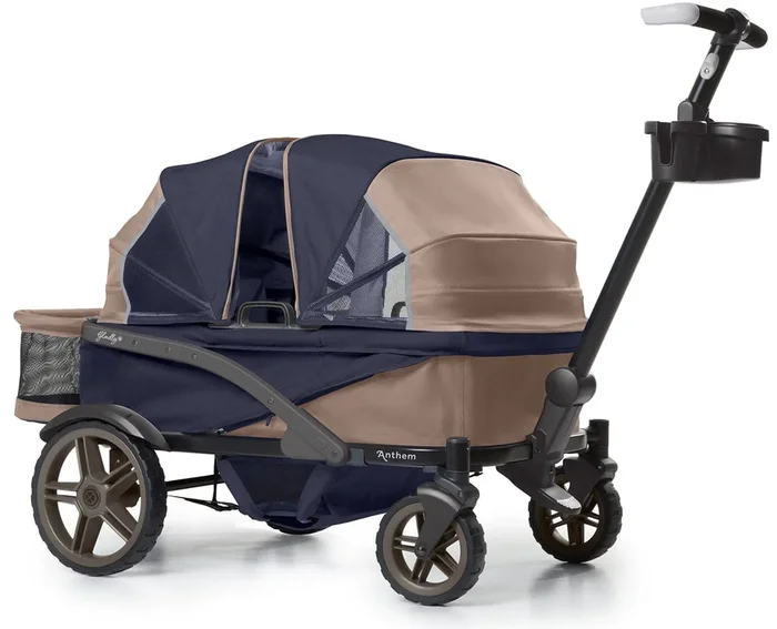 Gladly Family Anthem4 ICS All-Terrain (4 Seater) Stroller Wagon – Sand & Sea