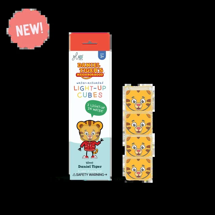 Glo Pals 4-Pack Light Up Cubes Daniel Tiger