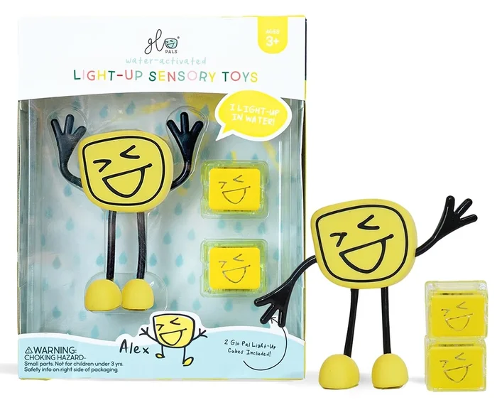 Glo Pals Light Up Sensory Bath Toy – Alex (Yellow)