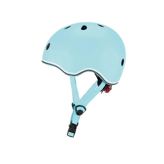 Globber Go-Up Lights Helmet – Pastel Blue