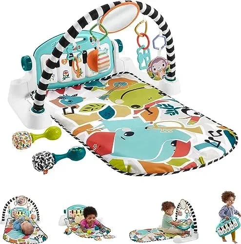 Glow and Grow Kick & Play Piano Gym Baby Playmat & Musical Toy (See Description)