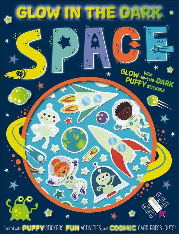 Glow-in-the-Dark Space Activity Book