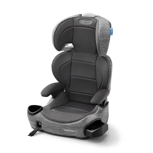 Graco Turbo Booster 2.0 Lx High Back Booster Seat with Latch System – Grey
