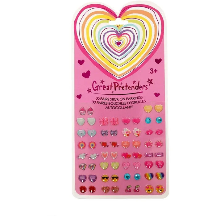Great Pretenders Heart Sticker Earrings