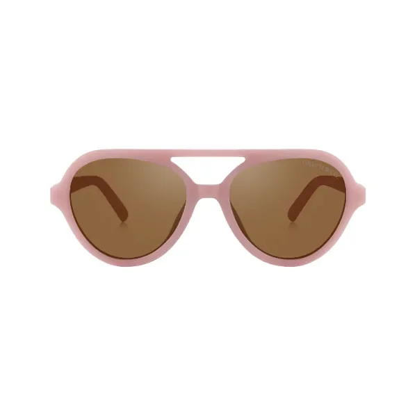 Grech & Co Aviator Polarized Sunglasses- Heather Rose