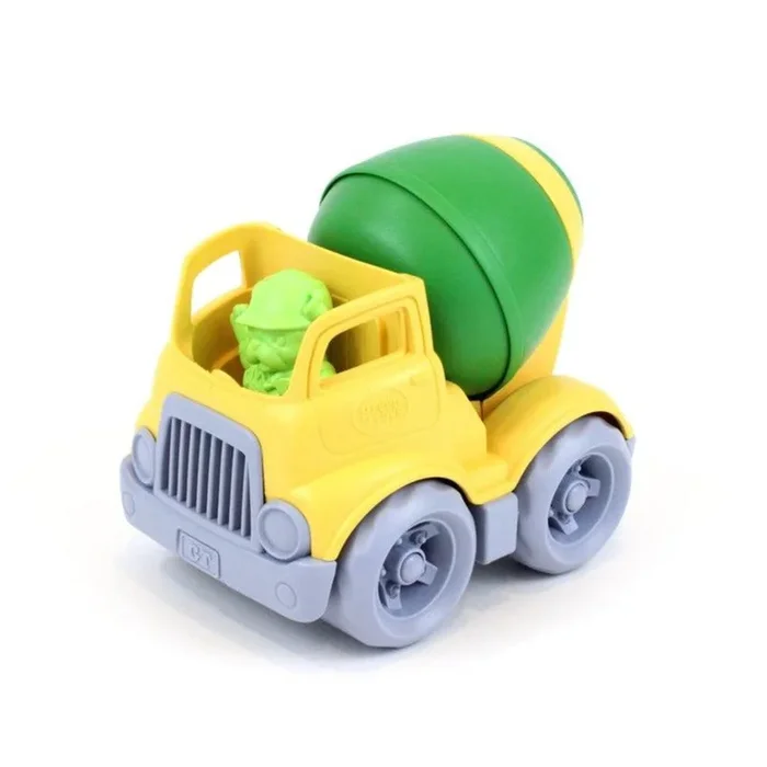 Green Toys Mixer Construction Truck | Yellow
