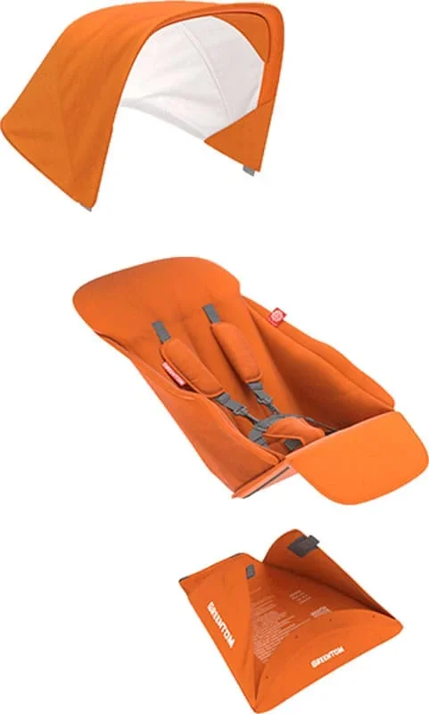 Greentom Reversible Seat Fabric Set – Orange