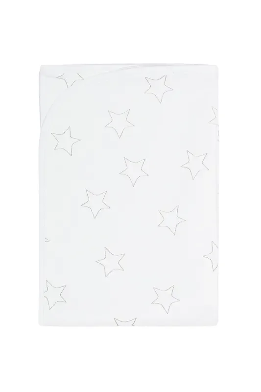 Grey Stars Print Blanket