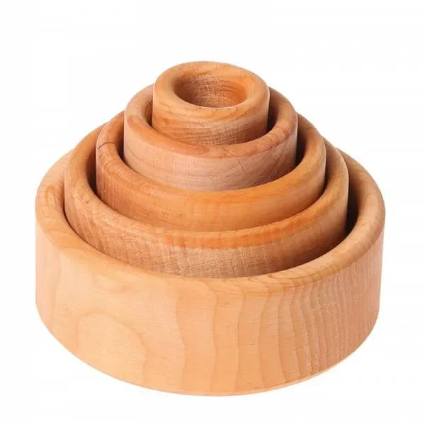 Grimm’s Stacking Bowls – Natural