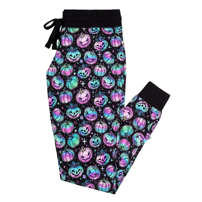 Halloween | Starlight Pumpkins | Women’s Bamboo Jogger Pajama Pants