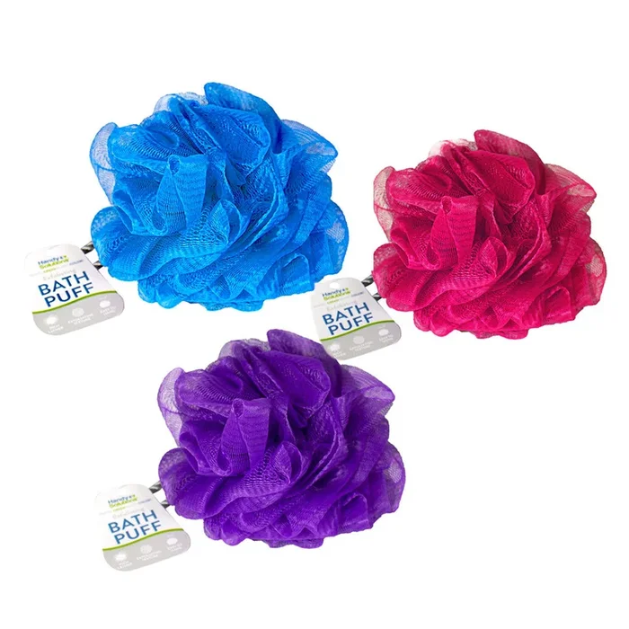 Handy Solutions Bath Puff Loofah – Assorted Colors