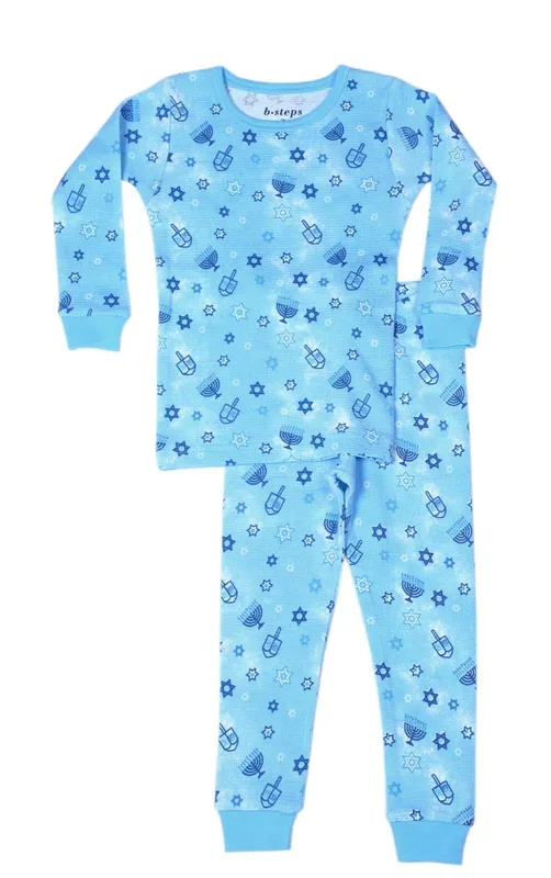 Hanukkah Thermal Long Sleeve Pajamas