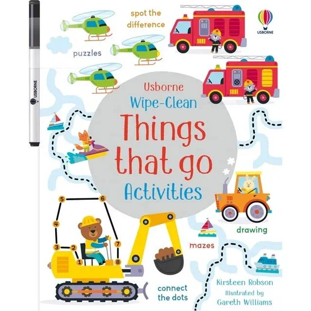 Harper Collins Wipe Clean Things That Go