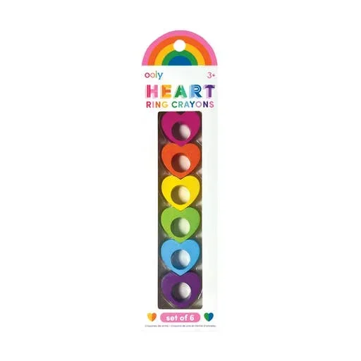 Heart Ring Crayons – Set of 6