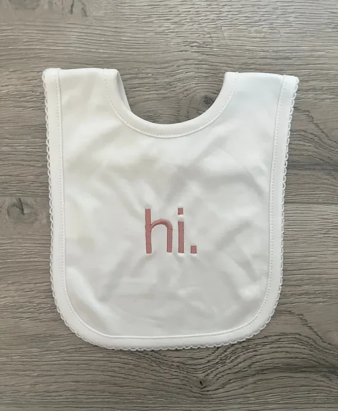 Hi. Pima Bib -rosy Pink