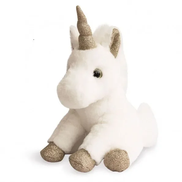 Histoire D’ours Gold Glitter Unicorn Plush