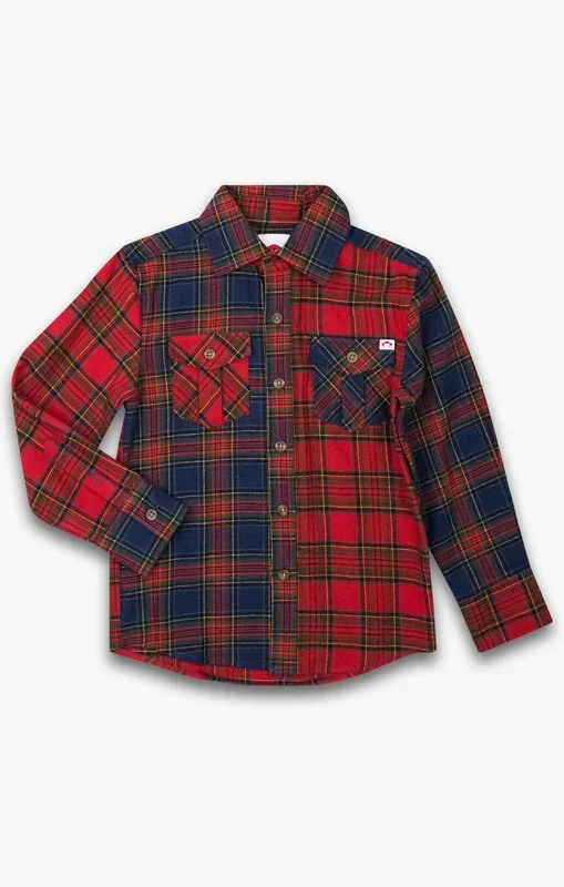 Holiday Plaid Flannel Shirt