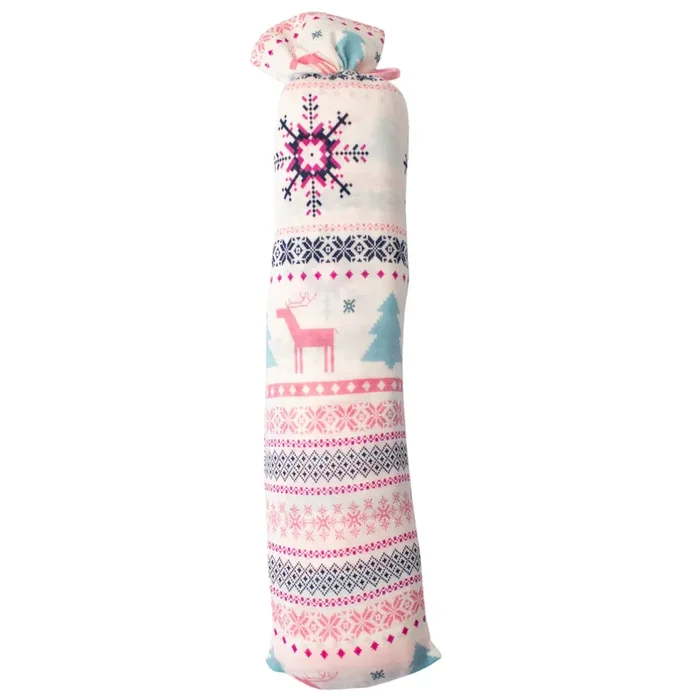 Holiday Reindeer Pink Swaddle