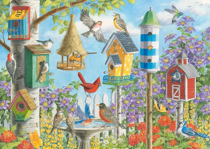 Home Tweet Home (300 pc Large Format Puzzle)