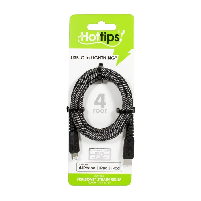 Hottips USB-C to Lightning Connector – 4 ft.