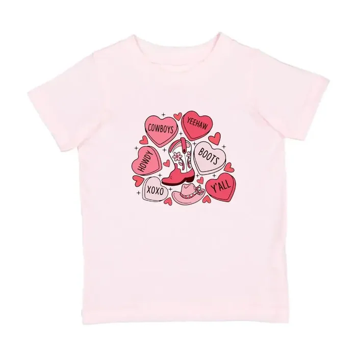 Howdy Hearts Short Sleeve Tee