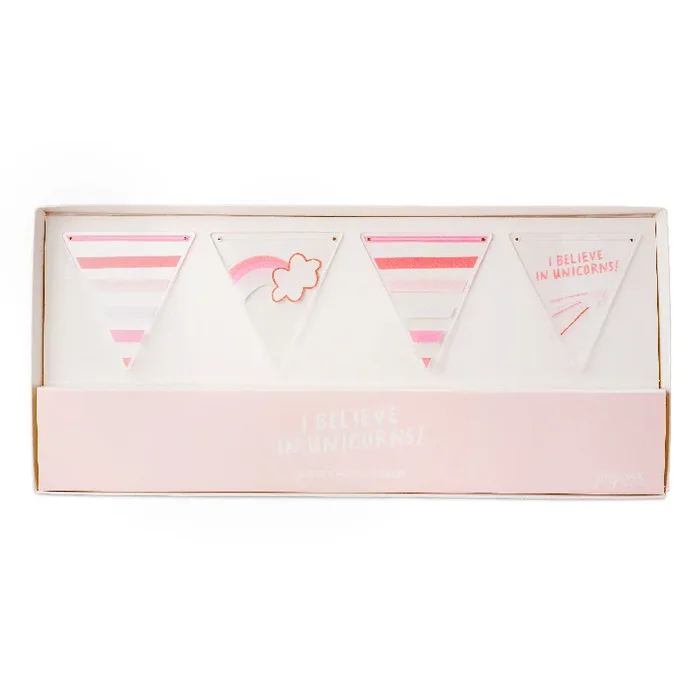 I Believe In Unicorns Acrylic Garland