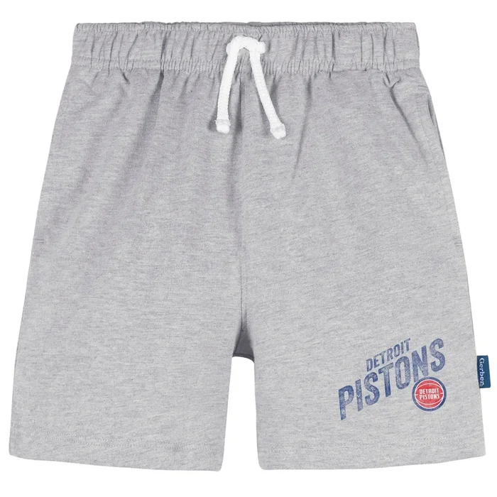 Infant & Toddler Neutral Gray Detroit Pistons Shorts