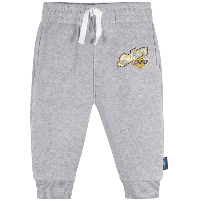 Infant & Toddler Neutral Gray Los Angeles Lakers Jogger Pants