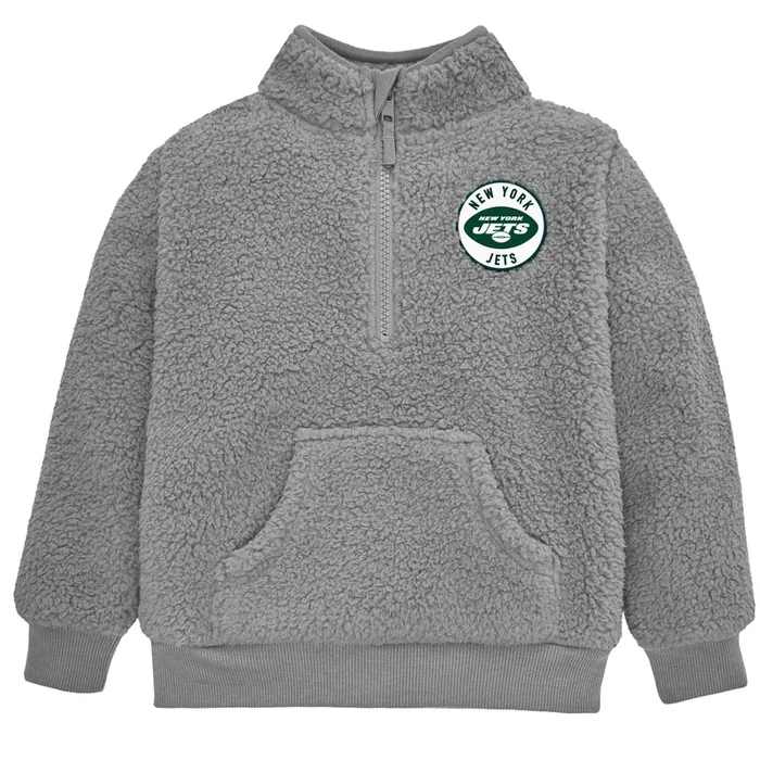 Infant & Toddler New York Jets 1/4 Zip Sherpa Top