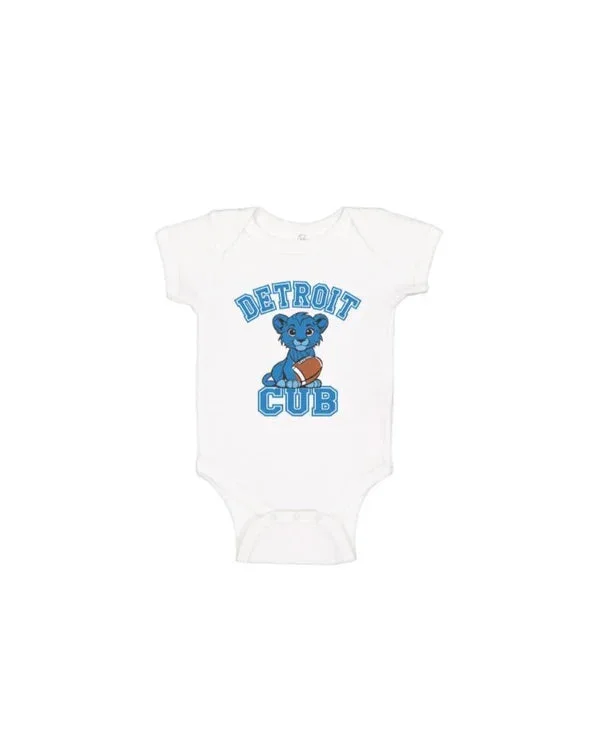 Ink Detroit Detroit Cub Baby Onesie