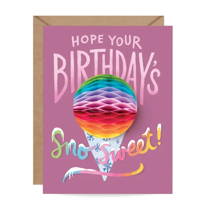 Inklings Pop-Up Card | Sno Cone Birthday